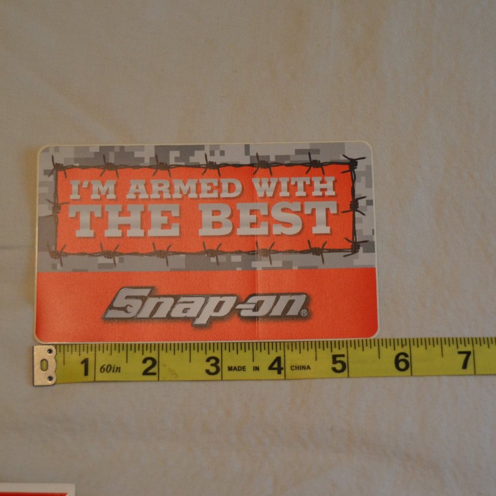 Snap-On Tools Sticker Bundle - 4pc Set - image 3